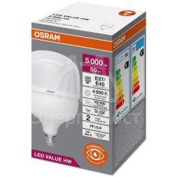 Лампа светодиодная LV HW 50SW/840 230В E27/E40 OSRAM 4099854121432
