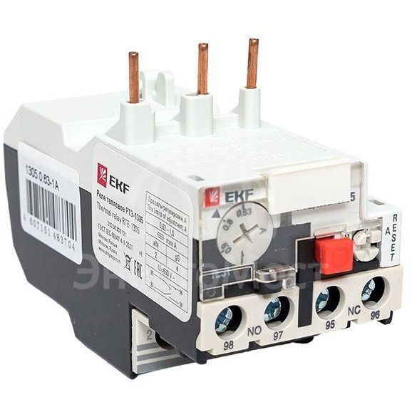 Реле тепл. РТЭ EKF rel-1305-0.63-1