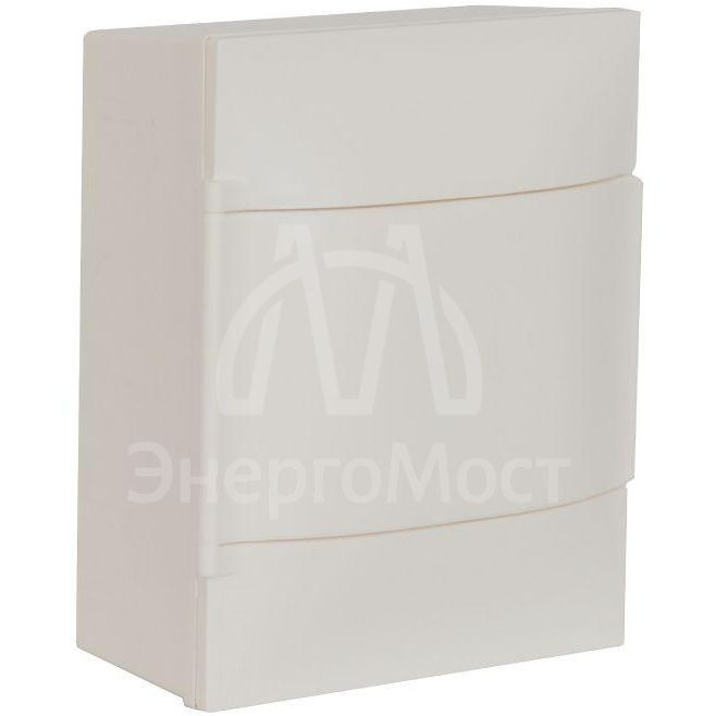 Щиток пластиковый навесной Practibox S 1х4 бел. дверь Leg 134604