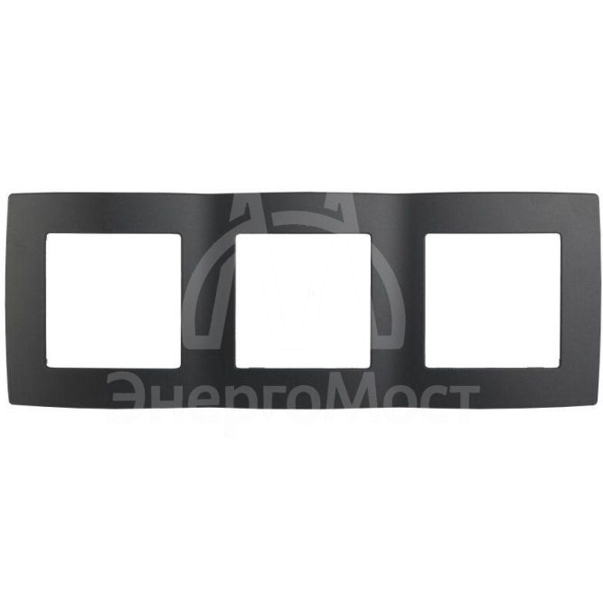 Рамка 3-м 12-5003-05 антрацит ЭРА Б0014765