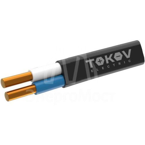 Кабель TOKOV ELECTRIC ВВГ-Пнг(А)-LS 2х10 ОК (N) 0.66кВ (м) ТХМ00407696