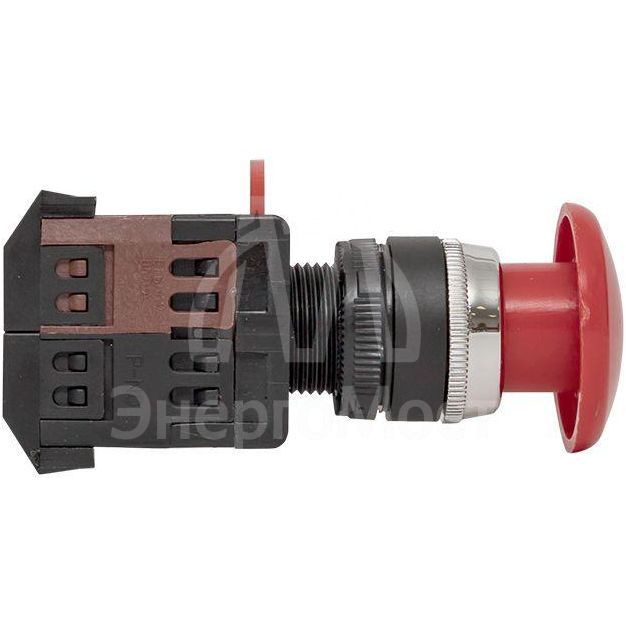 Кнопка AEA-22 &amp;quot;Грибок&amp;quot; красн. NO+NC EKF pbn-aea-r