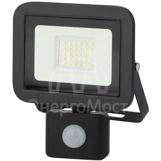 Прожектор уличный LPR-041-2-65K-030 LED 30Вт 6500К 2400лм датчик движ. регулир. 135х148х45 (30/540) Эра Б0043586