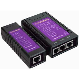 Тестер кабельный NetGeeks NP10 фиолет. Ermenrich 85300