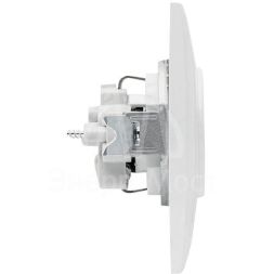 Розетка 1-м СП Валенсия 16А IP20 с заземл. защ. шторки бел. PROxima EKF EWR16-028-10