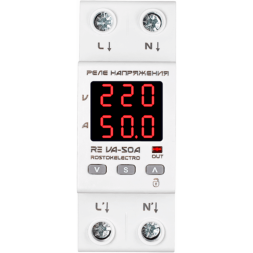 Реле напряжения с контролем тока RE VА-50А