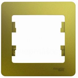 Рамка 1-м Glossa фисташк. SchE GSL001001
