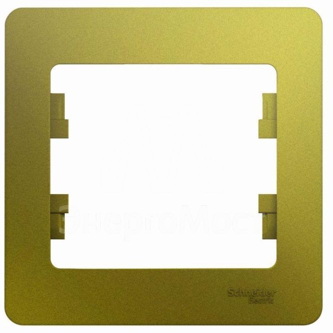 Рамка 1-м Glossa фисташк. SchE GSL001001