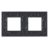 Рамка 2-м 4мод. Zenit антрацит ABB 2CLA227200N1801
