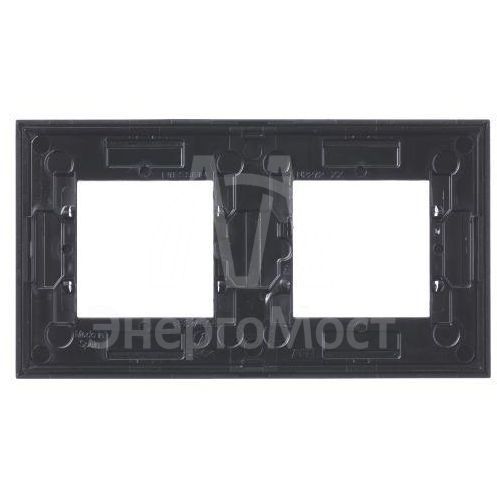 Рамка 2-м 4мод. Zenit антрацит ABB 2CLA227200N1801