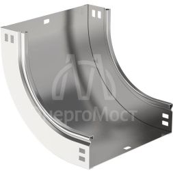 Угол для лотка плавн. 90град. тип В10 ESCA 80х100 IEK CPV51-0-90-080-100