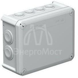 Коробка распределительная 190х150х77мм IP66 T160 7хM25 5хM32 свет. сер. OBO 2007093