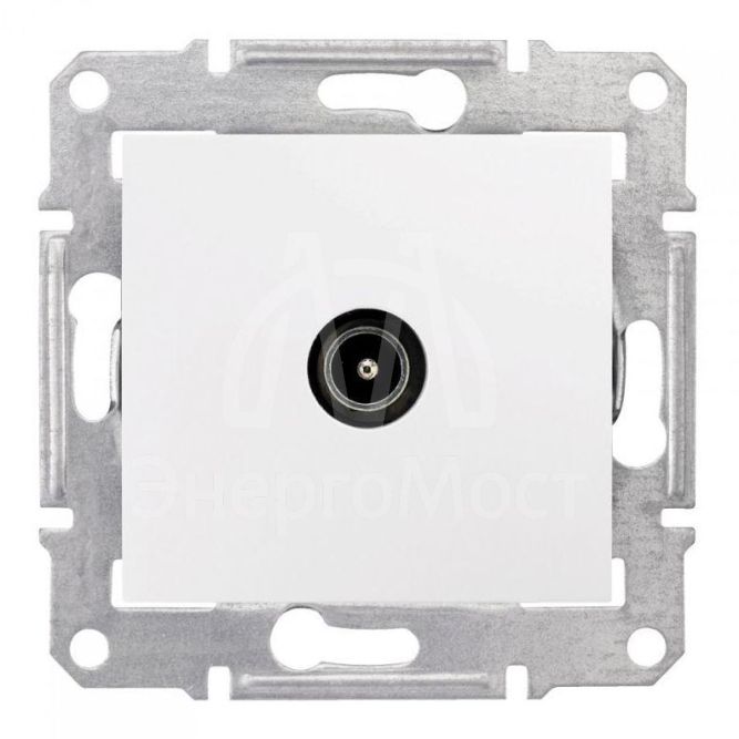 Механизм розетки TV 1-м СП Sedna оконечная бел. SchE SDN3201621