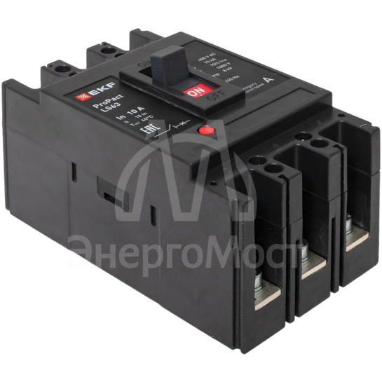 Выключатель автоматический 3п 10А 15кА LS63 ProPact EKF mccb-63-15-3-10-ls