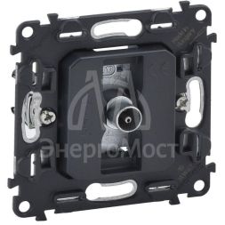 Розетка телевизионная TV 1-м Valena In&#039;matic 0-2400МГц с топологией &amp;quot;звезда&amp;quot; механизм Leg 753051