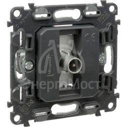 Розетка телевизионная TV 1-м Valena In&#039;matic 0-2400МГц с топологией &amp;quot;звезда&amp;quot; механизм Leg 753051