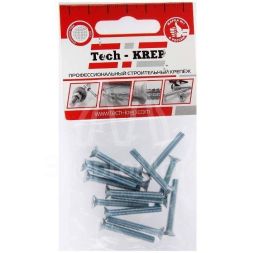 Винт DIN965 с потайной головкой М4х20 оцинк. (уп.14шт) Tech-KREP 126587