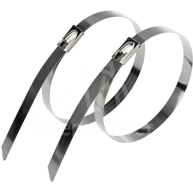 Хомут стальной 4.6х152 (уп.50шт) Rexant 07-0158