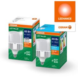 Лампа светодиодная LED G4 Value LVHW800 80W/865 CRI95 80Вт 6500К 8000лм цилиндрическая матов. E27/E40 140-265В OSRAM 4099854121678