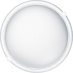 Светильник светодиодный 90 238 OBL-R5-12-6.5K-WH-IP65-LED ОНЛАЙТ 12Вт 4000К IP65 1180лм ЖКХ круг бел. пластик 90238