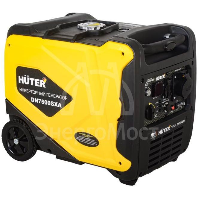Инверторный генератор Huter DN7500SXA (электростартер)