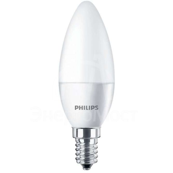 Лампа светодиодная ESSLED Candle 6.5-75Вт E14 827 B35ND RCA Philips 929001886507 / 871869681685100