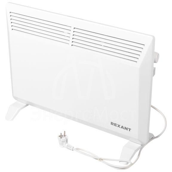 Конвектор электрический 1.5кВт с механическим термостатом; СТИЧ нагревательный элемент; ножки Rexant 60-0091