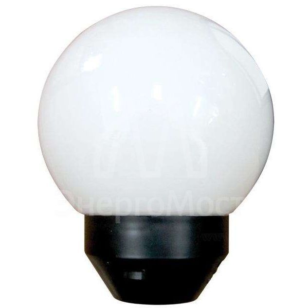 Светильник НТУ 06-40-01 &amp;quot;Шар&amp;quot; d160 Г IP55 опал ПММА /корпус черный Элетех 1030480082