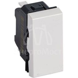 Механизм переключателя на 2 направления 1-кл. 1мод. СП Mosaic 10А IP31 10AX бел. Leg 077001
