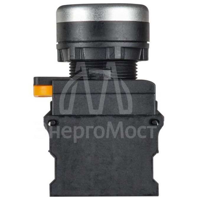 Кнопка d22мм 1НО+1НЗ MASTER с подсветкой желт. IEK MI-BT60-11D-3-12-K05