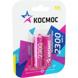 Аккумулятор AA/R6 2300мА.ч NI-MH max (блист.2шт) КОСМОС KOCR6NIMH(2300MA)max