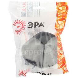 Разветвитель электрический SPx-3-B на 3 розетки без заземл. 10А черн. Эра Б0059721