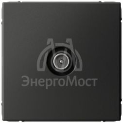 Розетка телевизионная оконечная TV ArtGallery 1дБ механизм базальт SE GAL001491