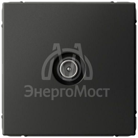 Розетка телевизионная оконечная TV ArtGallery 1дБ механизм базальт SE GAL001491
