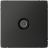 Розетка телевизионная оконечная TV ArtGallery 1дБ механизм базальт SE GAL001491