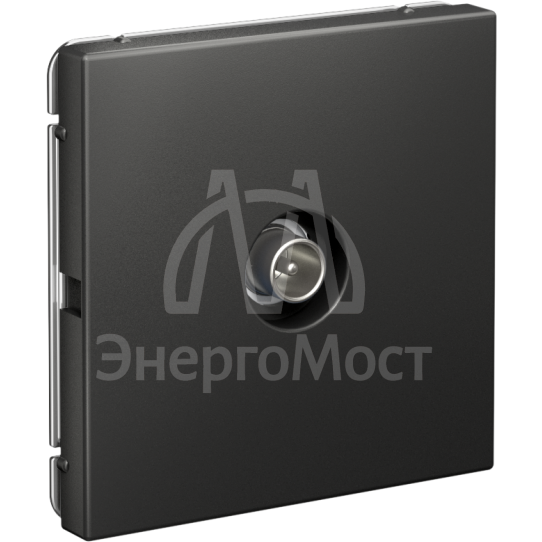 Розетка телевизионная оконечная TV ArtGallery 1дБ механизм базальт SE GAL001491