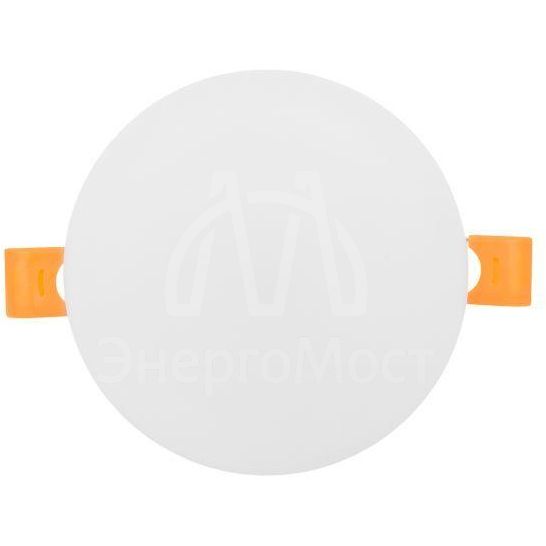 Светильник светодиодный ДВО 1102 10Вт 4000К IP20 круглый встраив. даунлайт безрамочный LUMA EKF DLL-1102-R-10-4000