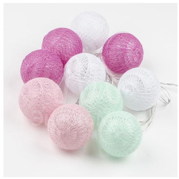 Гирлянда LED &amp;quot;Клубки&amp;quot; ULD-S0200-010/STB/2AA WARM WHITE IP20 TANGLES на батарейках 2AA (не в/к) 2м 10 диодов тепл. бел. свет Uniel UL-00007285