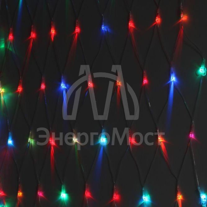 Гирлянда светодиодная &amp;quot;Сеть&amp;quot; 1.8мх1.5м 180LED 8 режимов 220В IP20 RGB ЭРА Б0041902