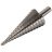 Сверло ступенчатое по металлу 4-32мм, P6M5, трехгранный хвостовик Вихрь