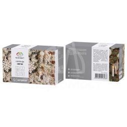 Гирлянда &amp;quot;Свечи&amp;quot; 20LED тепл. бел. 4м провод темно-зел. Neon-Night 303-083