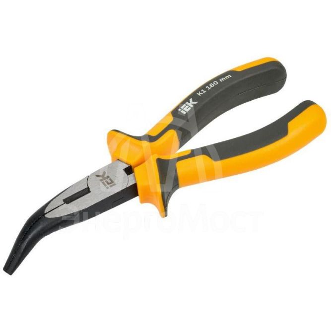 Тонкогубцы изогнутые 160мм K1 ARMA2L 3 IEK A2L3-BN10-K1-160