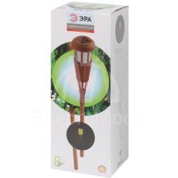 Светильник уличный ERASF22-35 Факел на солнечной батарее садовый бамбук ЭРА Б0053383