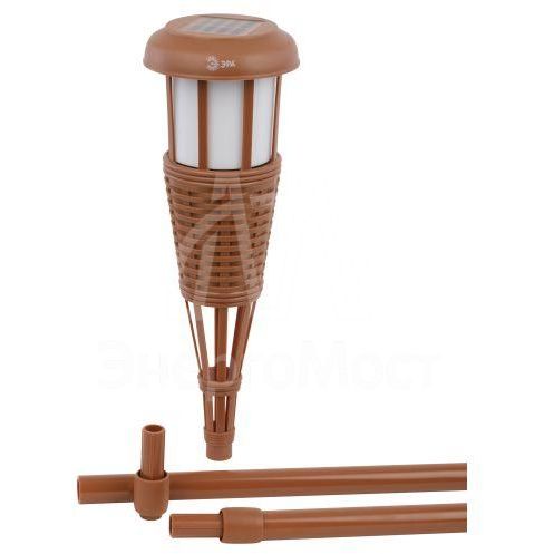 Светильник уличный ERASF22-35 Факел на солнечной батарее садовый бамбук ЭРА Б0053383
