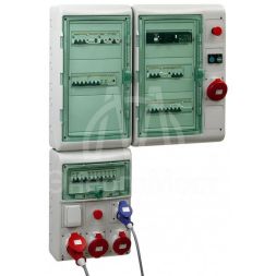 Бокс ОП Kaedra 36мод. (3 ряда по 12мод.) сер.с прозр. дверью IP65 SchE 13985