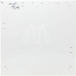 Светильник светодиодный ДВО-1001 30Вт 6500К IP40 595х595х40 опал панель EKF LPL-1001-O-30-6500-40