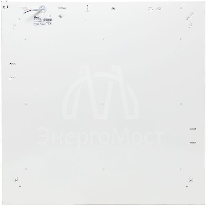 Светильник светодиодный ДВО-1001 30Вт 6500К IP40 595х595х40 опал панель EKF LPL-1001-O-30-6500-40