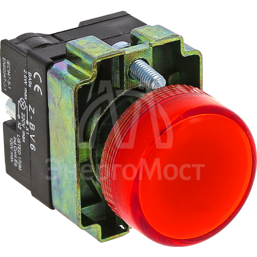 Лампа сигнальная BV64 красн. EKF xb2-bv64