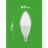 Лампа светодиодная GREEN LINE B35-15W-840-E14 GL 15Вт свеча 4000К яркий свет бел. E14 Эра Б0067121