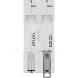 Выключатель автоматический модульный 2п C 32А 6кА TX3 6000 2мод. 230/400В Leg 404045